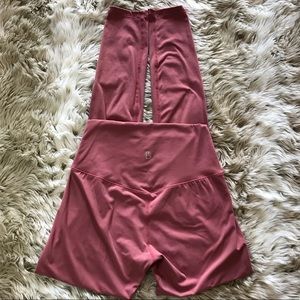 BuffBunny pink mauve full length HR Rosa leggings